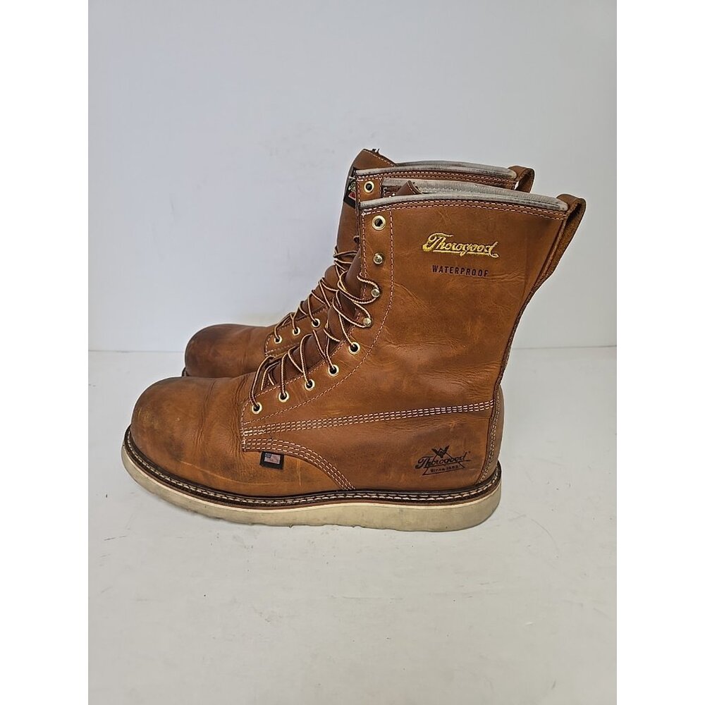 Thorogood Men's 8" Composite Toe WP Wedge Sole Boot (U.S.A.) 804-4210 13D - Picture 5 of 7